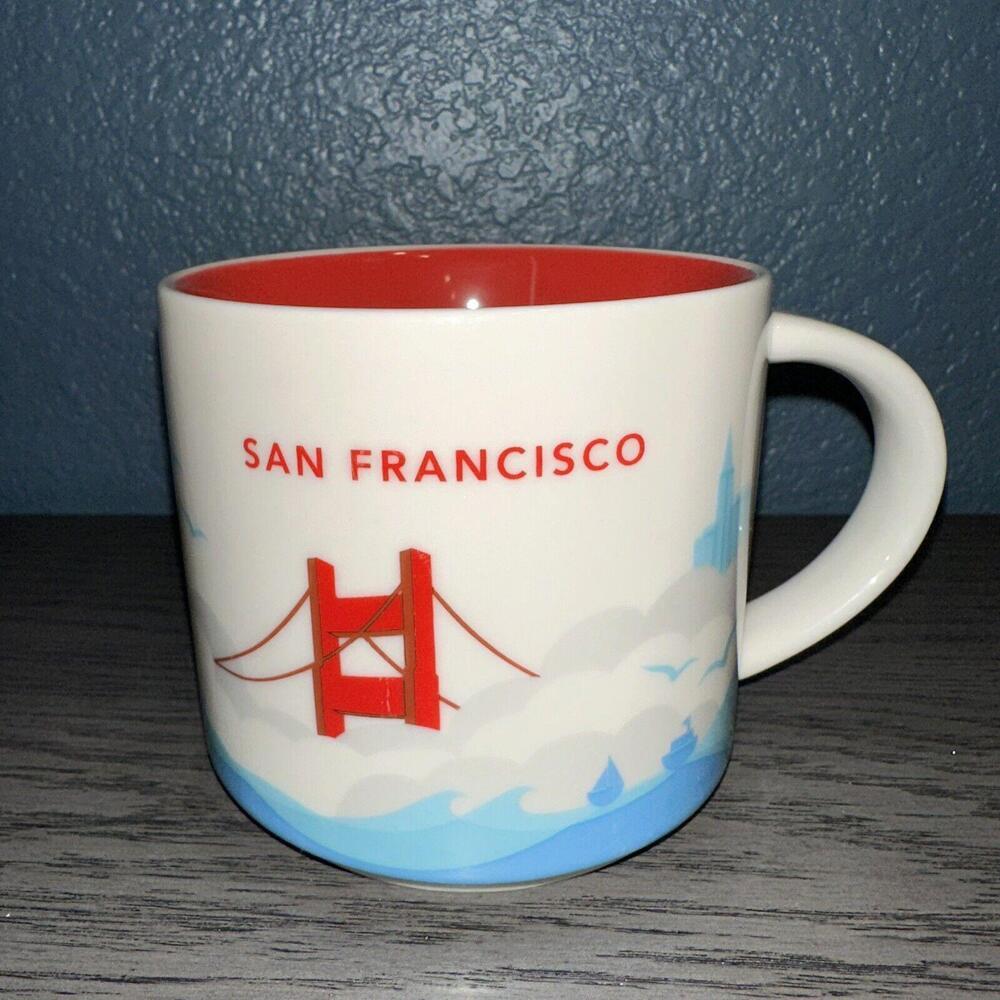 Starbucks San Francisco CA You Are Here Collection YAH Coffee Tea Mug Cup 14oz